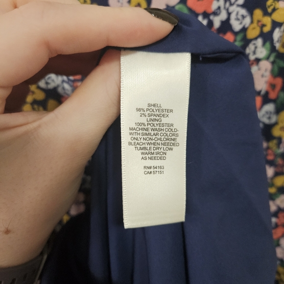 Eliza J Floral V-Neck Midi Dress Size 4 - Picture 8 of 12